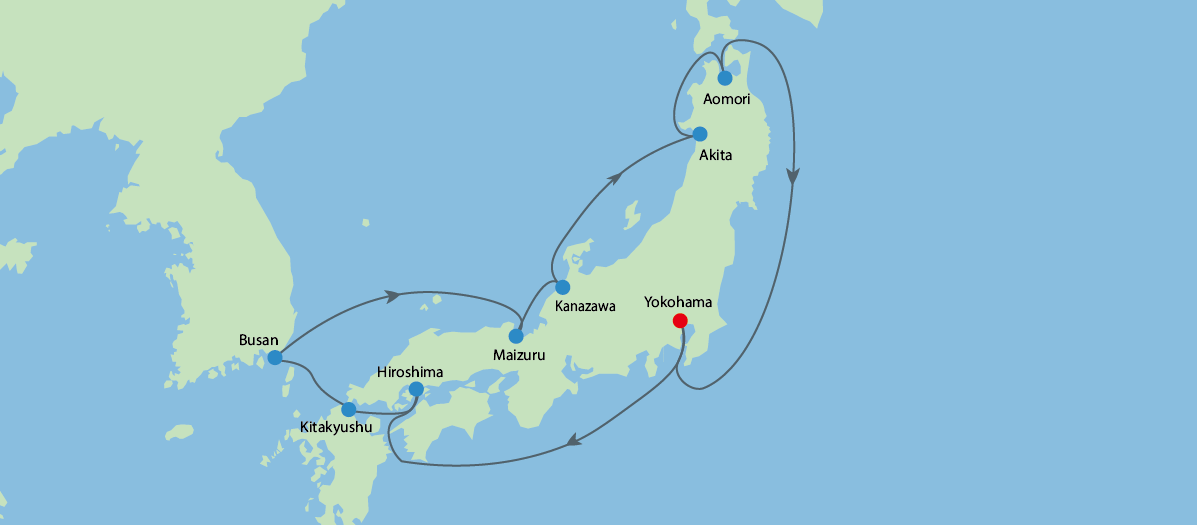 celebrity cruise japan itinerary